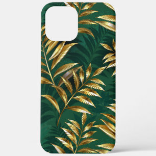 Naadloos patroon met gouden varens Case-Mate iPhone case