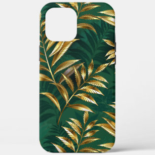 Naadloos patroon met gouden varens Case-Mate iPhone case