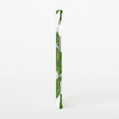 Naadloos patroon met groene theebladeren samsung galaxy hoesje (Linkerkant)