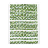 Naadloos patroon met groene theelbladeren (Vel)