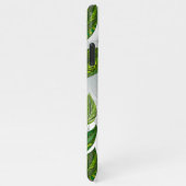 Naadloos patroon met groene theelbladeren iPhone hoesje (Rechterkant)