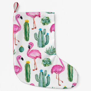 Naadloos patroon met groene waterverf cactus, zoal kleine kerstsok