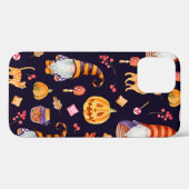 Naadloos patroon met Halloween-elementen. Case-Mate iPhone Case (Achterkant (horizontaal))