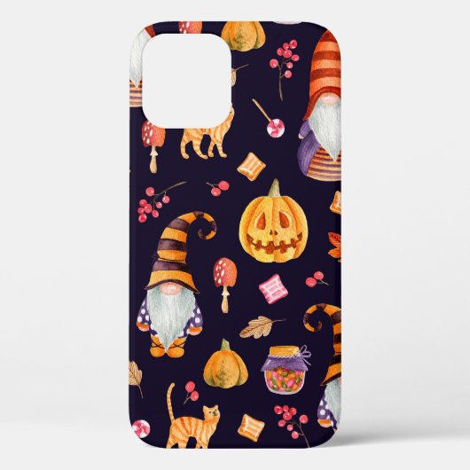 Naadloos patroon met Halloween-elementen. Case-Mate iPhone Case (Achterkant)