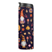 Naadloos patroon met Halloween-elementen. Thermosbeker (Geroteerd rechts)