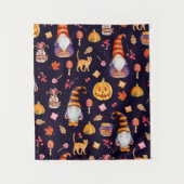 Naadloos patroon met Halloween-elementen. Wandkleed (Voorkant)