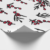  naadloos patroon met hand getrokken winter cadeaupapier (Hoek)