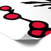 naadloos patroon met hand getrokken winter poster (Hoek)