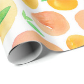 Naadloos patroon met handbeschilderde waterverf pi cadeaupapier (Rol Hoek)