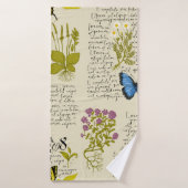  naadloos patroon met handgeschreven tekst Lor Badhanddoek (Badhanddoek)