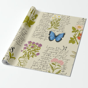  naadloos patroon met handgeschreven tekst Lor Cadeaupapier