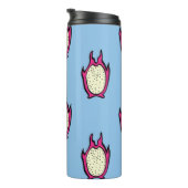  naadloos patroon met handgetekende draak voor thermosbeker (Geroteerd rechts)