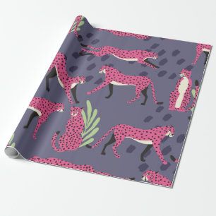 Naadloos patroon met handgetekende exotische big c cadeaupapier