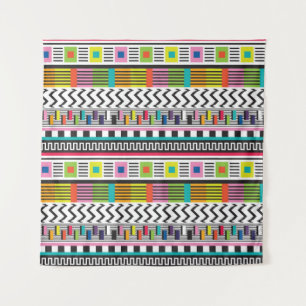 Naadloos patroon met heldere abstracte geometrisch wandkleed