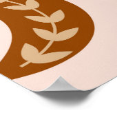 naadloos patroon met hemelogen, maan, zon poster (Hoek)