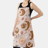 naadloos patroon met hemelogen, maan, zon schort (Insitu)