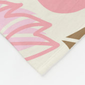 Naadloos patroon met herfstbladeren fleece deken (Hoek)