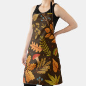 Naadloos patroon met herfstbladeren, voor schort (Insitu)