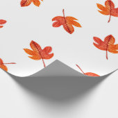 Naadloos patroon met herfstbladeren. Waterverf ha Cadeaupapier (Hoek)