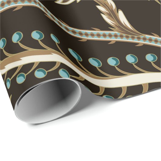 Naadloos patroon met het etnische Japanse ornament Cadeaupapier (Rol Hoek)