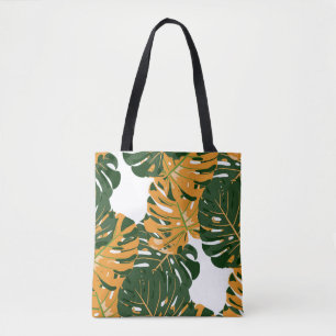 Naadloos patroon met het Hawaiiaanse regenwoud. Re Tote Bag