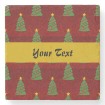 Naadloos patroon met kerstbomen