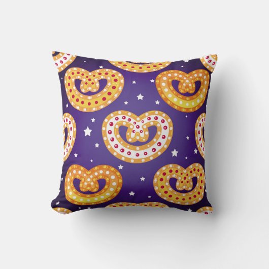 Naadloos patroon met kerstsnoepjes.  kussen (Voorkant)