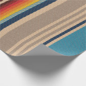 Naadloos patroon met kleurrijke strepen cadeaupapier (Hoek)