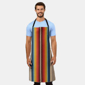 Naadloos patroon met kleurrijke strepen schort (Gedragen)