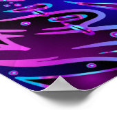 Naadloos patroon met  Lotusbloem. Ayurved Poster (Hoek)