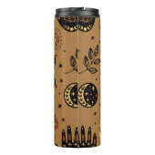 naadloos patroon met magische elementen thermosbeker (Achterkant)