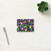 Naadloos patroon met Mardi Gras-veren Post-it® Notes (Kantoor)