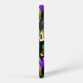 Naadloos patroon met Mardi Gras-veren Samsung Galaxy Hoesje (Rechterkant)