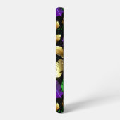 Naadloos patroon met Mardi Gras-veren Samsung Galaxy Hoesje (Linkerkant)