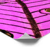 Naadloos patroon met met de hand getrokken tropisc poster (Hoek)