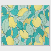 naadloos patroon met met de hand getrokken tuin vo cadeaupapier (Vlak)