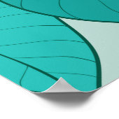 naadloos patroon met met de hand getrokken tuin vo poster (Hoek)