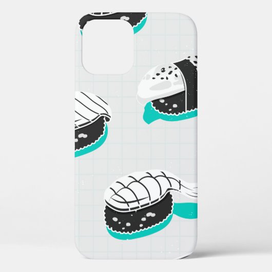 Naadloos patroon met nigiri sushi Case-Mate iPhone case (Achterkant)
