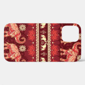 Naadloos patroon met olifanten Case-Mate iPhone case (Achterkant (horizontaal))
