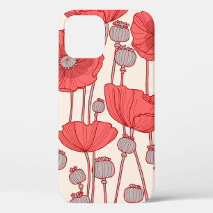 Naadloos patroon met papavers. Case-Mate iPhone case