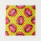 Naadloos patroon met patchbadjes voor cartoon met wandkleed (Voorkant (horizontaal))