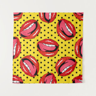 Naadloos patroon met patchbadjes voor cartoon met wandkleed