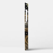 Naadloos patroon met paukveren. Freehand Case-Mate iPhone Case (Achterkant / Links)