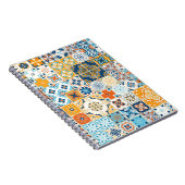 Naadloos patroon met Portugese tegels. illus Notitieboek (Rechterzijde)