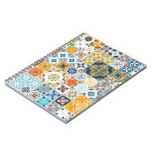 Naadloos patroon met Portugese tegels. illus Notitieboek (Linkerzijde)