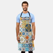 Naadloos patroon met Portugese tegels. illus Schort (Gedragen)