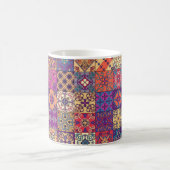 Naadloos patroon met portugese tegels in talavera koffiemok (Center)