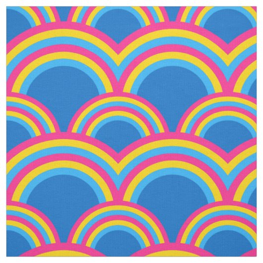 Naadloos patroon met regenbogen stof (Swatch)
