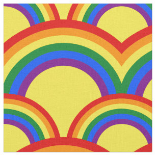 Naadloos patroon met regenbogen stof