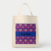Naadloos patroon met regenbogen tote bag (Voorkant)